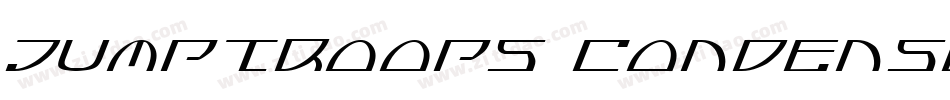 Jumptroops Condensed字体转换